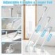 Electric Spin Scrubber Cordless, Power Electric Scrubber for Cleaning Bathroom with Long Handle, Electric Shower Scrubber, Adjustable Cleaning Brush with 8 Brush Heads for Tub Tile Floor Car