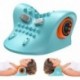 3-in-1 Cervical Neck Massager with Heat - Acupoint Shoulder Relaxer Traction Stretcher for Pain Relief, 3 Human-Like Kneading, Heat & Vibration Levels, 360° Remote, 30° Design, 15Min Auto Off